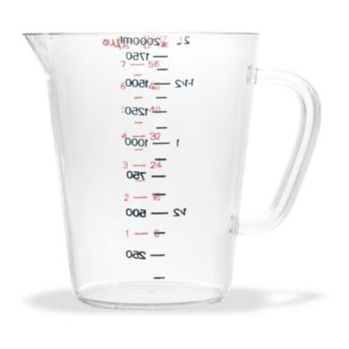 Carlisle Commercial Measuring Cup, 0.5 gal, Clear Item: CFS4314407