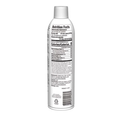 Claire® Canola Oil Cooking Spray, 17 oz Aerosol Spray Can, 6/Carton Item: CGC8276