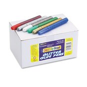 Creativity Street® Glitter Glue Pens, Assorted, 10 cc Tube, 72/Pack Item: CKC338000
