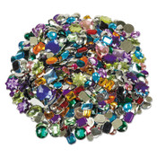 Creativity Street® Acrylic Gemstones Classroom Pack, 1 lb, Assorted Colors/Shapes/Sizes Item: CKC3584