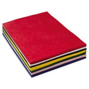 Creativity Street® One Pound Felt Sheet Pack, Rectangular, 9 x 12, Assorted Colors, 30/Pack Item: CKC3904