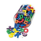 WonderFoam® Magnetic Alphabet Letters, Foam, 1.5"; 1", Assorted Colors, 105/Pack Item: CKC4357