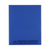 C-Line® Classroom Connector Folders, 11 x 8.5, Blue, 25/Box Item: CLI32005