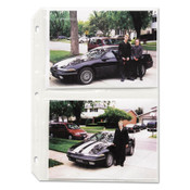 C-Line® Clear Photo Pages for Four 5 x 7 Photos, 3-Hole Punched, 11.25 x 8.13, 50/Box Item: CLI52572