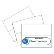 C-Line® Scored Tent Cards, 4.25 x 11, White,1 Card/Sheet, 50 Sheets/Box Item: CLI87517