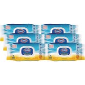 Clorox® Disinfecting Wipes, Easy Pull Pack, 1-Ply, 8 x 7, Lemon Scent, White, 75 Towels/Box, 6 Boxes/Carton Item: CLO31404