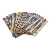 CONTROLTEK® Flat Tubular Coin Wrap, Nickels, $2.00, Blue, 1,000/Box Item: CNK560043