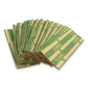 CONTROLTEK® Flat Tubular Coin Wrap, Dimes, $5.00, Green, 1,000/Box Item: CNK560044