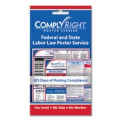 ComplyRight® Labor Law Poster Service, "State/Federal Labor Law", 4 x 7 Item: COS098433