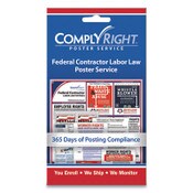 ComplyRight® Labor Law Poster Service, "Federal Contractor Labor Law", 4 x 7 Item: COS098435