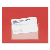 Cardinal® HOLD IT Poly Business Card Pocket, Top Load, 3.75 x 2.38, Clear, 10/Pack Item: CRD21500