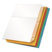 Cardinal® Poly Ring Binder Pockets, 8.5 x 11, Assorted Colors, 5/Pack Item: CRD84007
