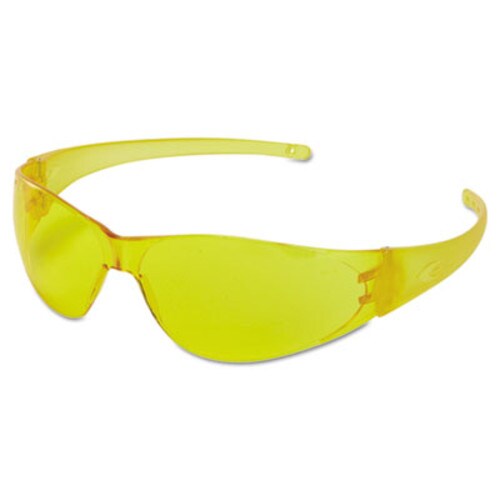 MCR™ Safety Checkmate Safety Glasses, Amber Temple, Amber Anti-Fog Lens Item: CRWCK114