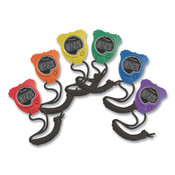Champion Sports Water-Resistant Stopwatches, Accurate to 1/100 Second, Assorted Colors, 6/Box Item: CSI910SET