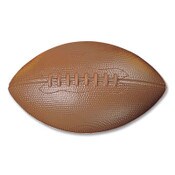 Champion Sports Coated Foam Sport Ball, For Football, Playground Size, Brown Item: CSIFFC