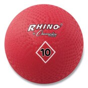 Champion Sports Playground Ball, 10" Diameter, Red Item: CSIPG10