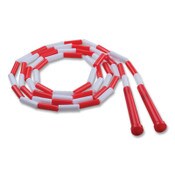 Champion Sports Segmented Plastic Jump Rope, 7 ft, Red/White Item: CSIPR7