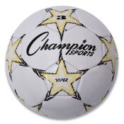 Champion Sports VIPER Soccer Ball, No. 3 Size, 7.25" to 7.5" Diameter, White Item: CSIVIPER3