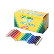 Crayola® Colored Drawing Chalk, 3.19" x 0.38" Diameter, Six Each of 24 Assorted Colors, 144 Sticks/Set Item: CYO510400