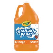 Crayola® Washable Paint, Orange, 1 gal Bottle Item: CYO542128036