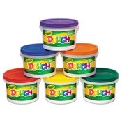 Crayola® Modeling Dough Bucket, 3 lbs, Assorted Colors, 6 Buckets/Set Item: CYO570016