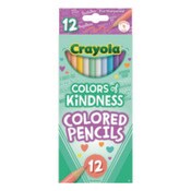 Crayola® Colors of Kindness Colored Pencils, Assorted Lead and Barrel Colors, 12/Box Item: CYO682114