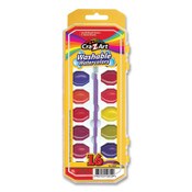 Cra-Z-Art® Washable Watercolors, 16 Assorted Colors, Palette Tray Item: CZA1065236