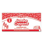 Cra-Z-Art® Jumbo Crayons, 8 Assorted Colors, 400/Pack Item: CZA740051