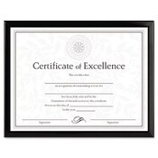 DAX® Value U-Channel Document Frame w/Certificates, 8 1/2 x 11, Black Item: DAXN17000N