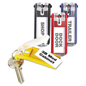Durable® Key Tags for Locking Key Cabinets, Plastic, 1.13 x 2.75, Assorted, 24/Pack Item: DBL194900