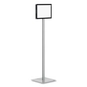 Durable® Info Stand Basic Floor Stand, 51.57" Tall, Black Stand, 8.5 x 11 Face Item: DBL501057