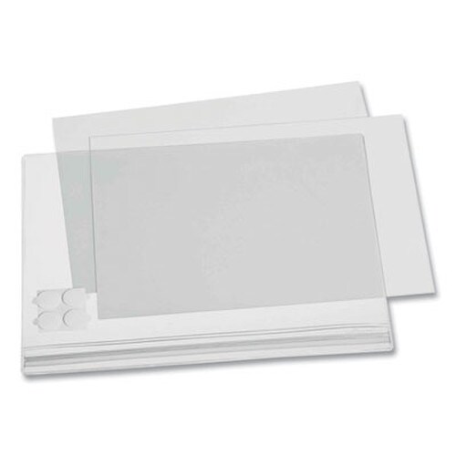 Durable® Self-Adhesive Water-Resistant Sign Holder, 8.5 x 11, Clear Frame, 5/Pack Item: DBL501619