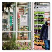 Durable® Self-Adhesive Water-Resistant Sign Holder, 8.5 x 11, Clear Frame, 5/Pack Item: DBL501619
