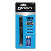 DORCY® 100 Lumen LED Penlight, 2 AAA Batteries (Included), Silver Item: DCY411218