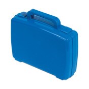 deflecto® Little Artist Antimicrobial Storage Case, Blue Item: DEF39506BLU