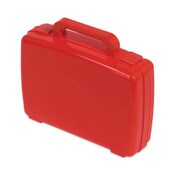 deflecto® Little Artist Antimicrobial Storage Case, Red Item: DEF39506RED