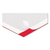 deflecto® Self Adhesive Sign Holders, 11 x 17 Insert, Clear with Red Border, 2/Pack Item: DEF68886R