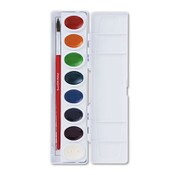 Prang® Professional Watercolors, 16 Assorted Colors, Oval Pan Palette Tray Item: DIX16000