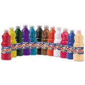 Prang® Ready-to-Use Tempera Paint, 12 Assorted Colors, 16 oz Bottle, 12/Pack Item: DIX21696