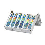 Prang® Semi-Moist Washable Watercolor Classic, Glitter and Metallic Master Pack, 8 Assorted Colors, Palette Tray, 36 Sets/Carton Item: DIX80519