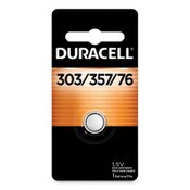 Duracell® Button Cell Battery, 303/357, 1.5 V, 6/Box Item: DURD303357BX