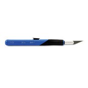 X-ACTO® Retract-A-Blade Knife, #11 Blade, 5.25" Plastic Handle, Blue/Black Item: EPIX3204