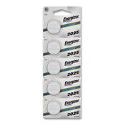 Energizer® Industrial Lithium CR2025 Coin Battery with Tear-Strip Packaging, 3 V, 100/Box Item: EVEECRN2025