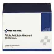 First Aid Only™ Triple Antibiotic Ointment, 0.5 g Packet, 60/Box Item: FAO12700