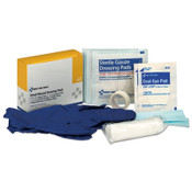 First Aid Only™ Small Wound Dressing Kit, Includes Gauze, Tape, Gloves, Eye Pads, Bandages Item: FAO3910