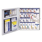 First Aid Only™ ANSI 2015 SmartCompliance Food Service First Aid Kit, w/o Medication, 50 People, 260 Pieces, Metal Case Item: FAO746006021