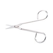 First Aid Only™ Scissors, 4.5" Long, Straight Nickel Handle Item: FAOFAE6004