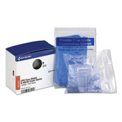 First Aid Only™ SmartCompliance Rescue Breather Face Shield with 2 Nitrile Exam Gloves Item: FAOFAE6015