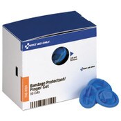 First Aid Only™ Refill for SmartCompliance Gen Business Cabinet, Finger Cots, Blue, Nitrile, 50/Box Item: FAOFAE6150