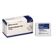 First Aid Only™ Alcohol Cleansing Pads, Dispenser Box, 100/Box Item: FAOH305